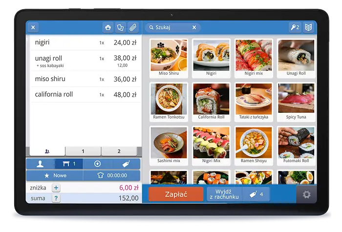 Sushi Tablet Sushi POSbistro