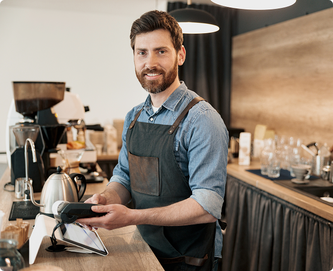 Klient POSbistro w restauracji korzystający z KSeF